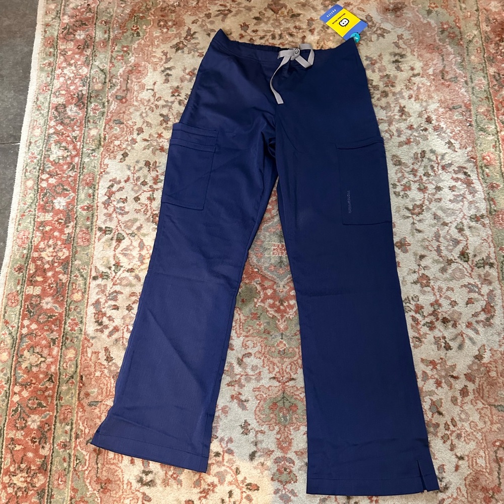 WonderWink Navy Straight Leg Pants